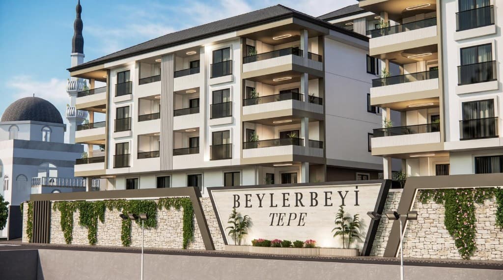 Beylerbeyi Tepe konut projesi dış cephe görünümü